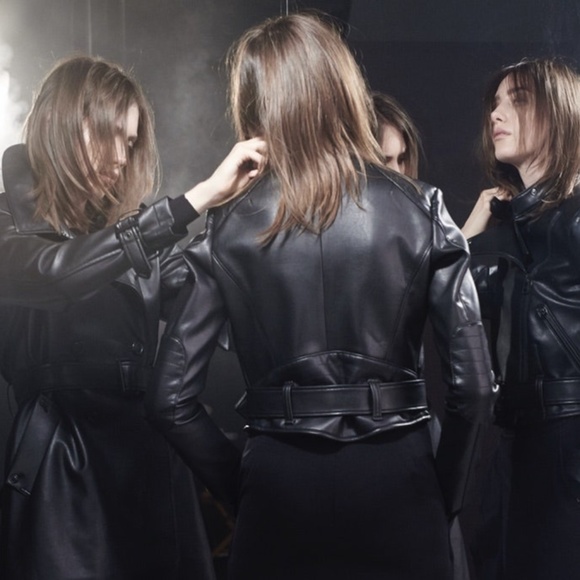 UNIQLO X Carine Roitfeld NEO-LEATHER COAT SIZE S - Picture 6 of 11